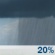 Wednesday: A slight chance of showers between 8am and 9am. Cloudy, then gradually becoming mostly sunny, with a high near 61. Southwest wind 6 to 11 mph. Chance of precipitation is 20%. Wednesday: A slight chance of showers between 8am and 9am. Cloudy, then gradually becoming mostly sunny, with a high near 61. Southwest wind 6 to 11 mph. Chance of precipitation is 20%.